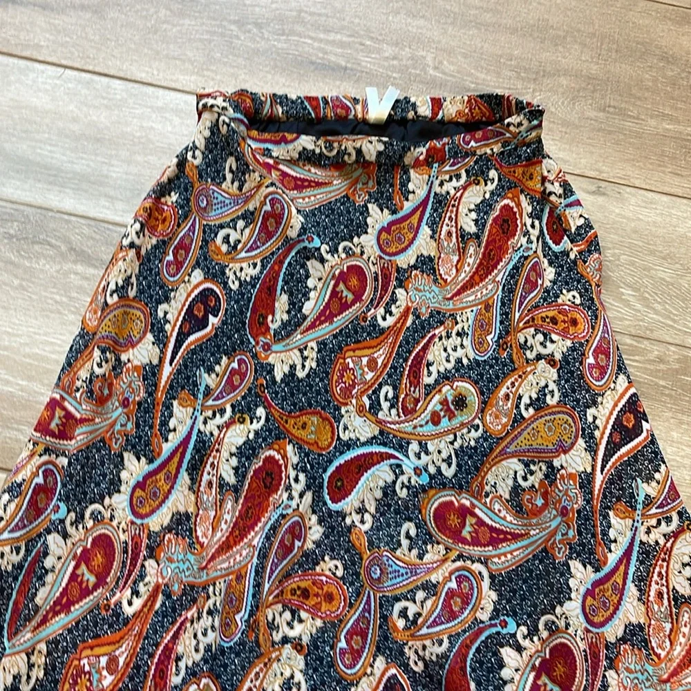 Truth NYC Maxi Skirt SMALL Lined to Thigh Long Split Sheer